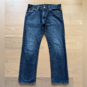 Polo Ralph Lauren Men’s Hampton Relaxed Straight Dark Blue Jeans 34x32